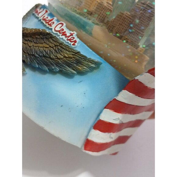 Vintage New York City USA World Trade Center Snow Globe Snowdome - Picture 11 of 15